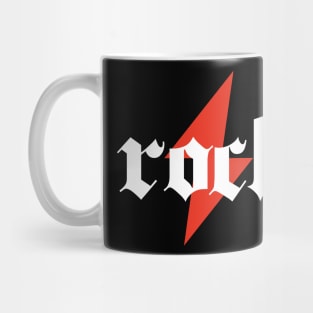 rock lighting logo Mug